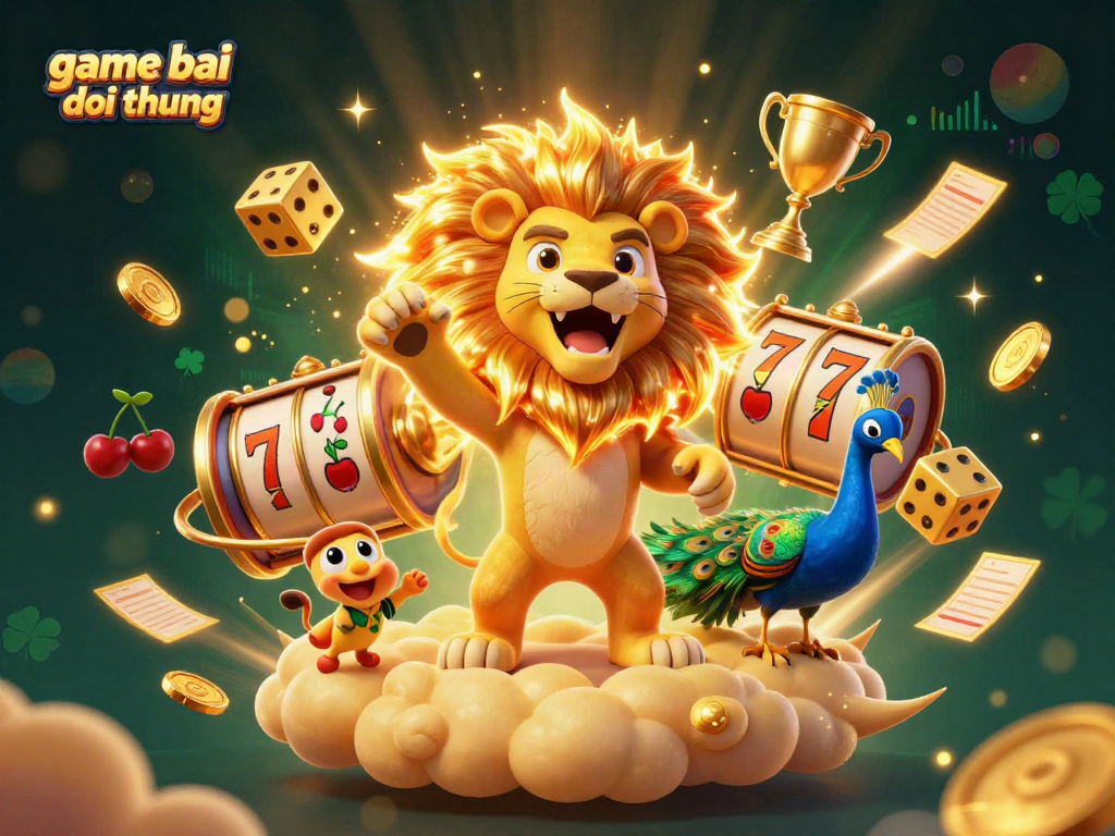 Celebrate winnings with dynamic game bai doi thuong elements, vibrant casino visuals.