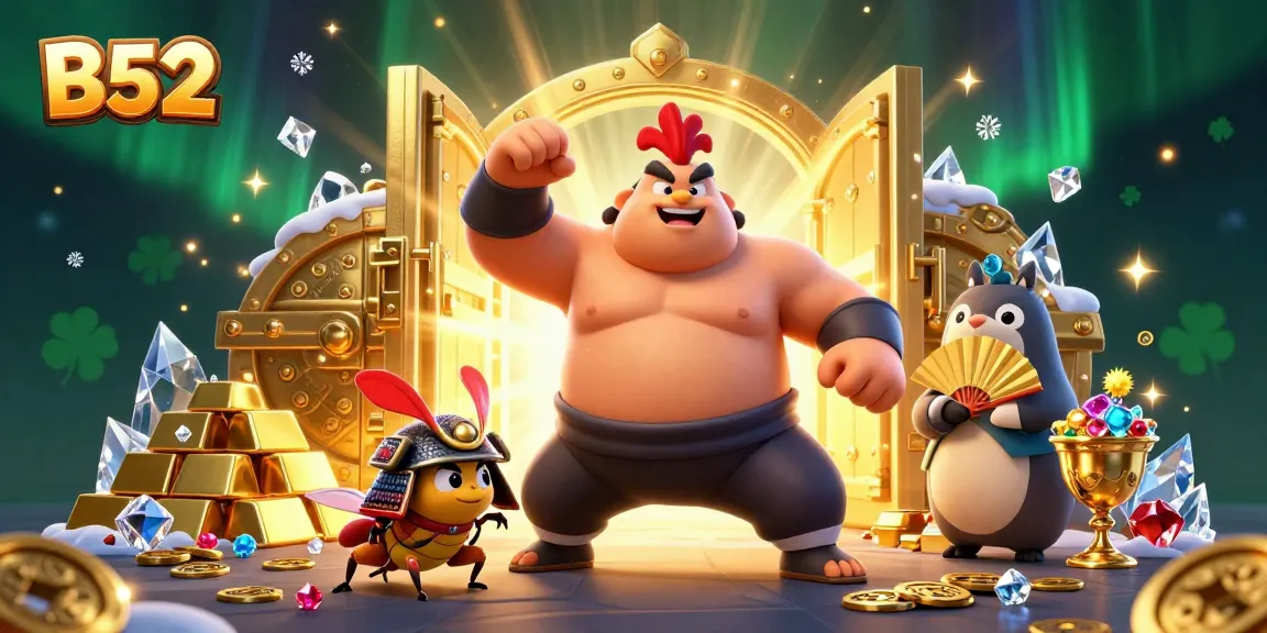 Experience the excitement of B52 casino games with dynamic characters and rich game elements.