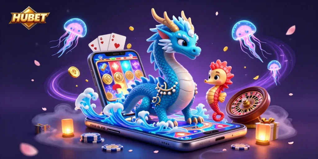 HUBET offers an immersive 3D casino experience with vibrant creatures and exciting game elements, perfect for avid players.